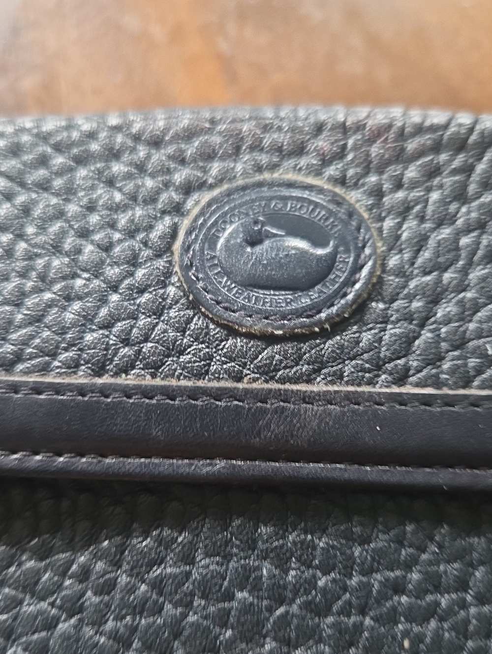 Dooney & Bourke All-Weather Leather Bifold Wallet Blue - Picture 5 of 11